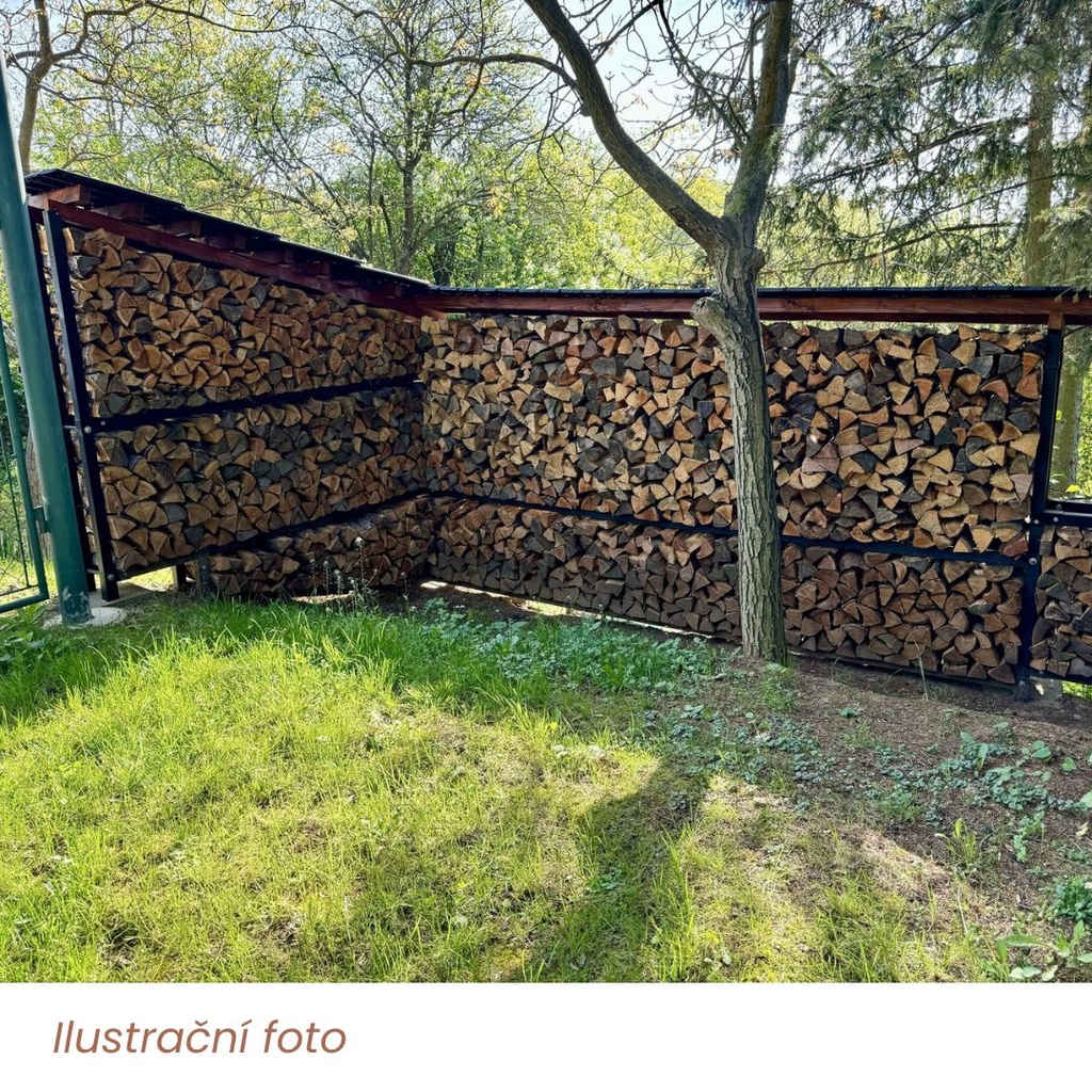 Rohová Dřevníková stěna 33/235 cm x 235 cm